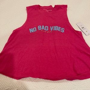 Vibes Crop Tank - Activewear top